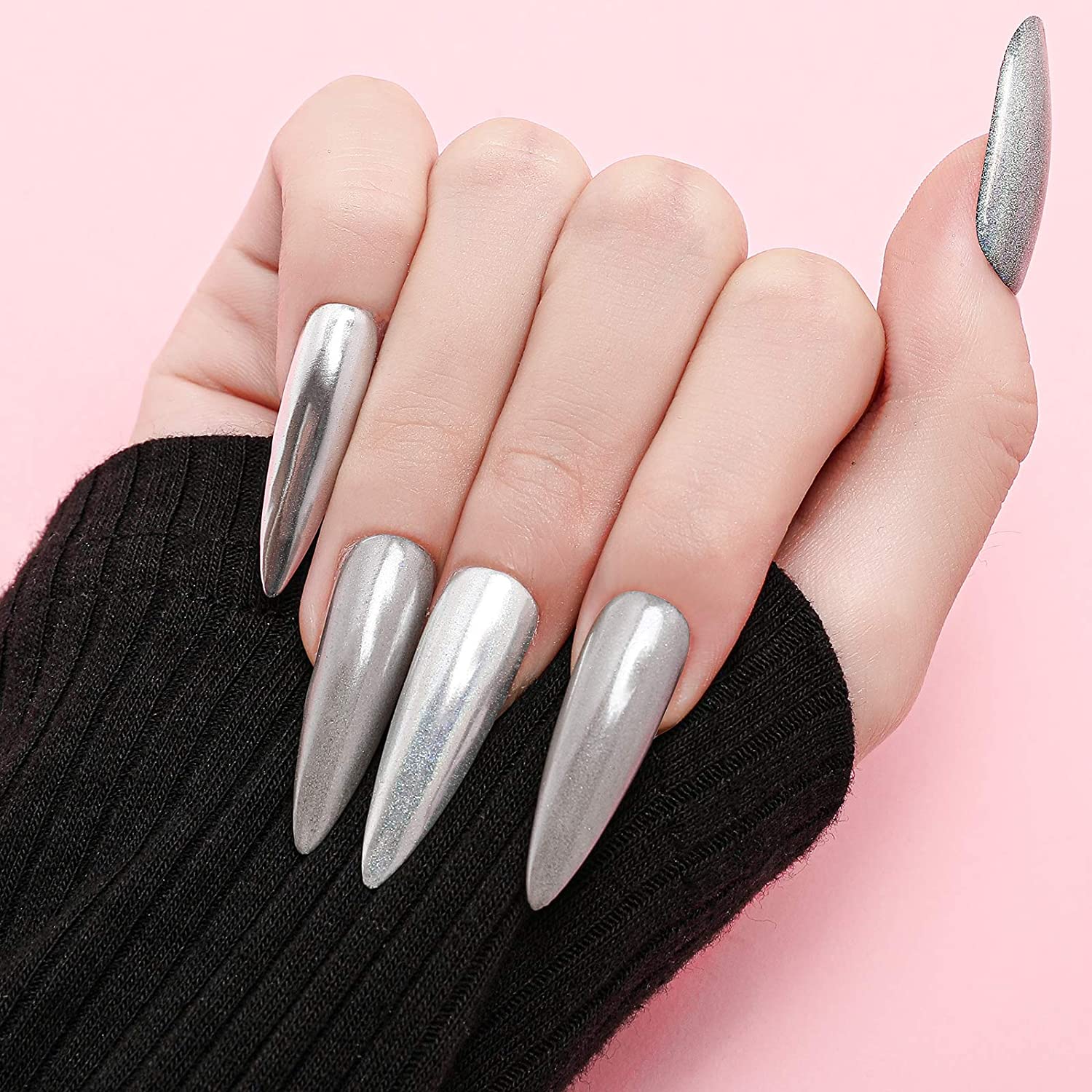 Quick & Easy Steps To Get Mirror Chrome Nails | Beautists